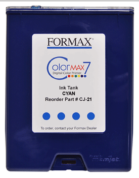 Formax CJ 21 ColorMax7 Memjet 259ml Ink Tank - Cyan