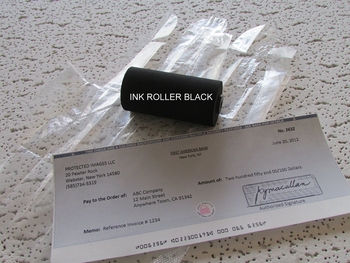 Image Black Ink Roller. Hedman ,Cummins, Formax, Moore, Pitney Bowes