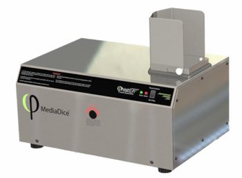 Image Phiston MediaDice®  Optical Media Destroyer with 200-Disc AutoLoader (MD-OM