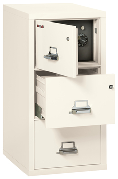 Fireproof Fireking 3 Drawer Legal Safe-in-a-File Cabinet