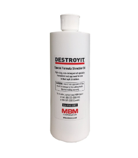 DESTROYIT Universal Shredder Oil (Case of 4 bottles, 1 pint each)