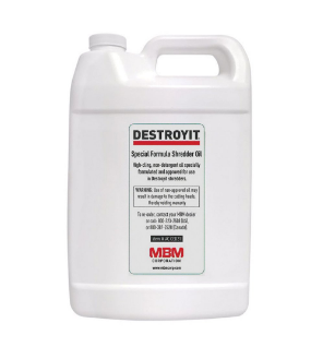 DESTROYIT Universal Shredder Oil (Case of 4 bottles, 1 gallon each)