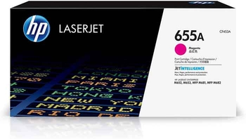 Image HP 655A Magenta Original LaserJet Toner Cartridge(CF453A)