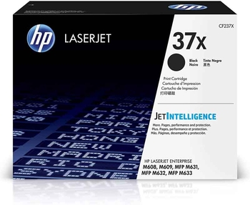 Image HP 37X High Yield Black Original LaserJet Toner Cartridge(CF237X)