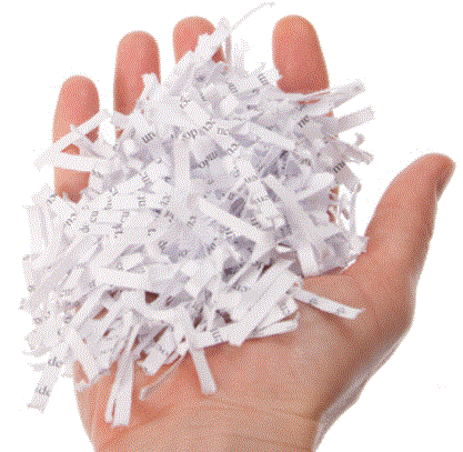 Shredded paper